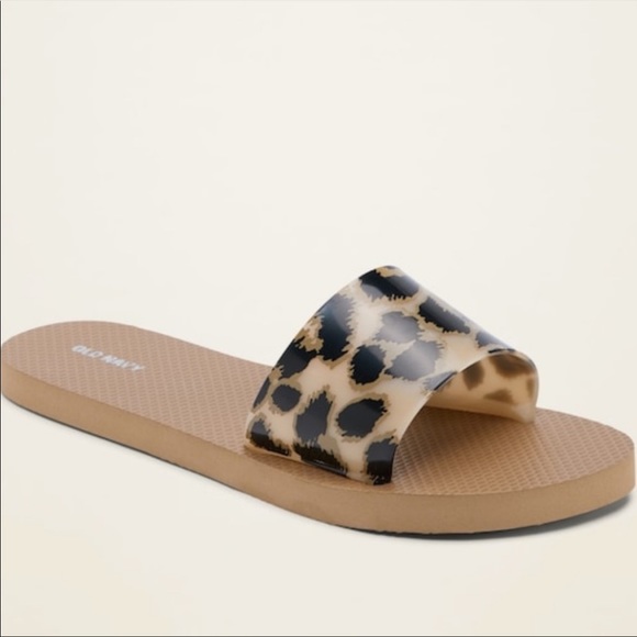 leopard sandals old navy